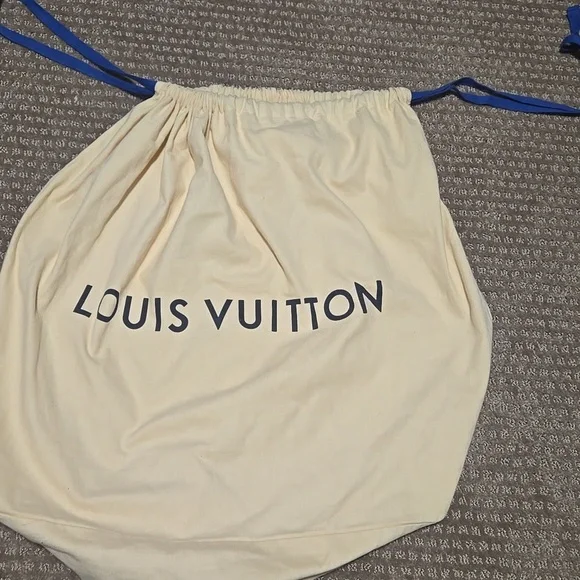 Louis Vuitton Beige Dust Bag with Logo - Picture 2 of 2
